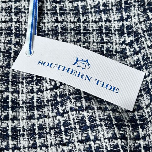 Southern Tide Paislee Dress Cinnamon Bay Tweed - Picture 11 of 12